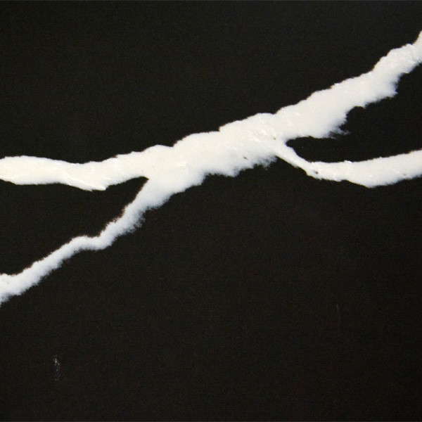 20MM Two Color Shades Calacatta White Veined Countertop Surface Quartz