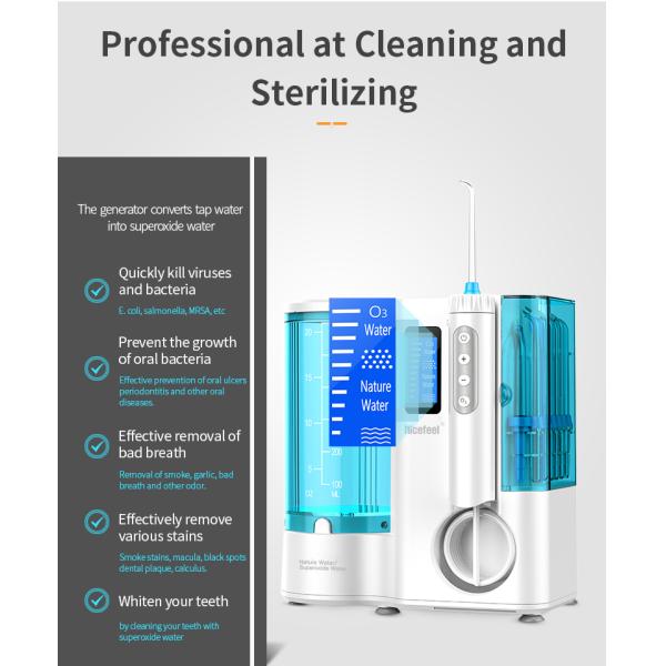 Nicefeel 0.05-0.7ppm Ozone Oral Irrigator Dental Water Flosser