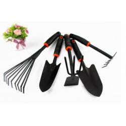 China Cast Aluminum Heads Shovels 5pcs Garden Hand Tool Set for sale