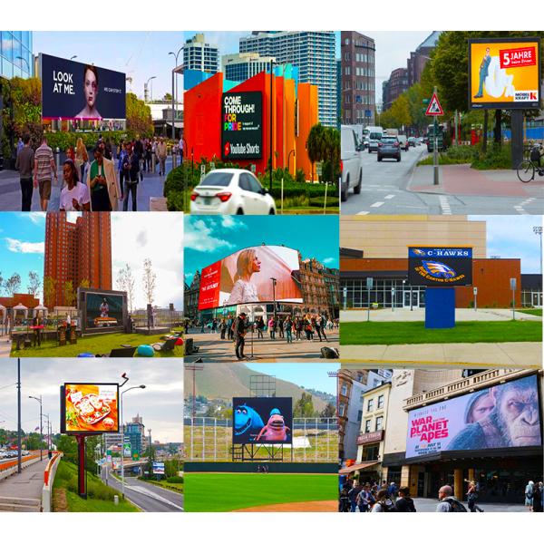 UHLED Customized Outdoor Multi-size Waterproof Screen High Brightness High Contrast Can Be Installed in Any Outdoor Venue