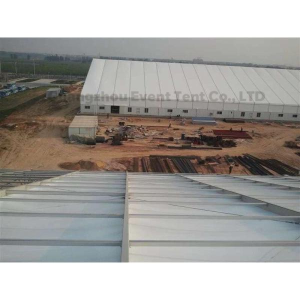 One Stop Permanent Storage Outdoor Warehouse Tent With Expansion Screws / Big Steel Nails