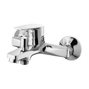 China 2 Functions Chrome Bath And Shower Faucet Surface Mounted Polished on sale