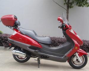 China Electric / Kick Start 150cc Motor Scooter With Front Panel / Rear Mirror on sale