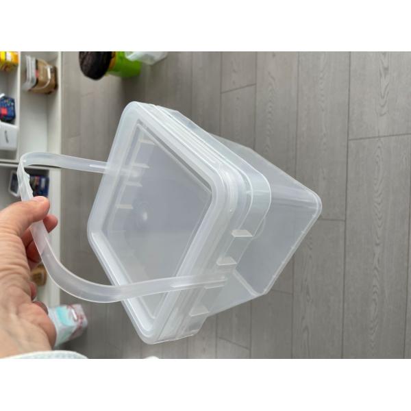 Custom Printing Plastic Bucket for Coffee Beans Round or Square Shape Leak Proof Design
