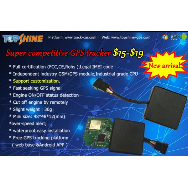 Ublox 7 Mini Waterproof Motorcycle GPS Tracking Device Easy Install