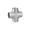 China Hot sales ss304 cf8 4 inch stainless steel welded pipe fitting 4 way tee sch40 welded cross on sale