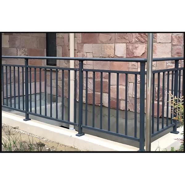 Customizable Zinc Steel Railing - Modern Galvanized Security Fence