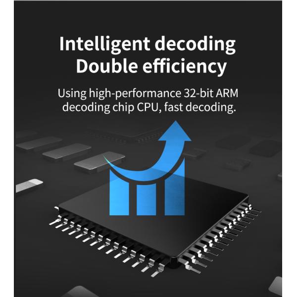 Handheld Portable 1D 2D Laser Barcode Scanner WiFi Wireless Data Collector Android Inventory Data Import/Export Stock