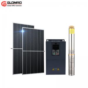 China 2HP Brushless Solar Powered Water Pump Solar Powered Submersible Deep Well Water Pumps For Agriculture Irrigation on sale