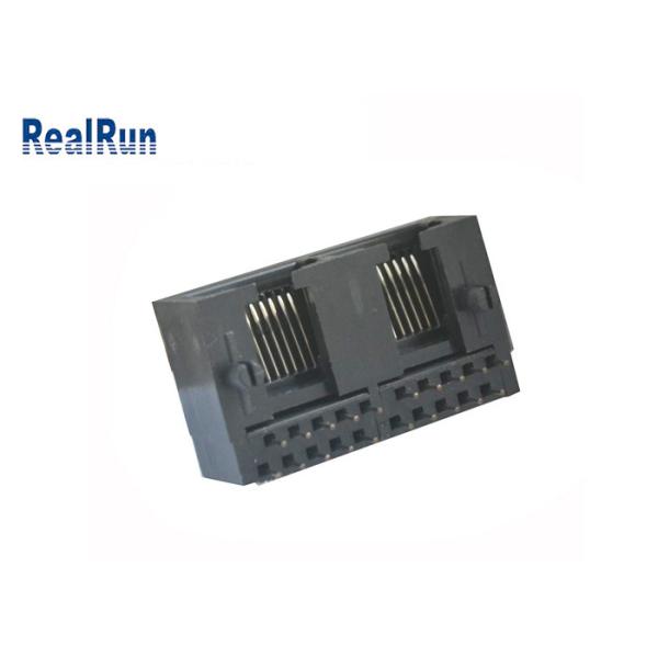 10P10C RJ45 Right PCB Modular Jack PBT Rj45 Female Connector