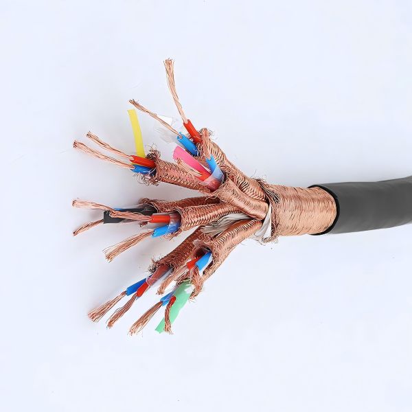 XLPE Insulation Braided Shielded Instrument Cable Computer Control For Signal Transmission