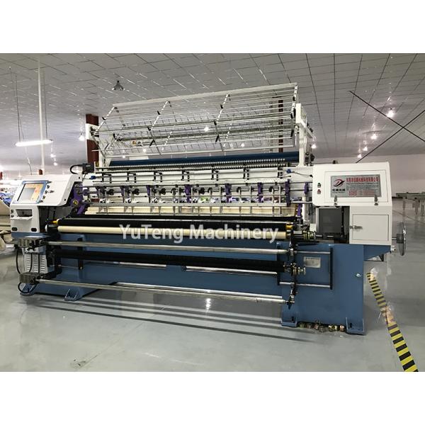 High Speed Blanket Making Machine , Shuttle Quilting Machine Multi Needle