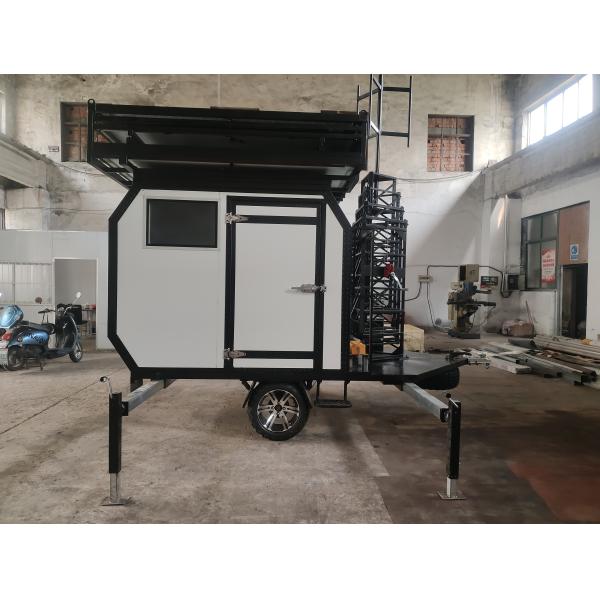 Cellular Service Tower Portable Cell Tower 10m COW Cell On Wheels Telescoping Tower