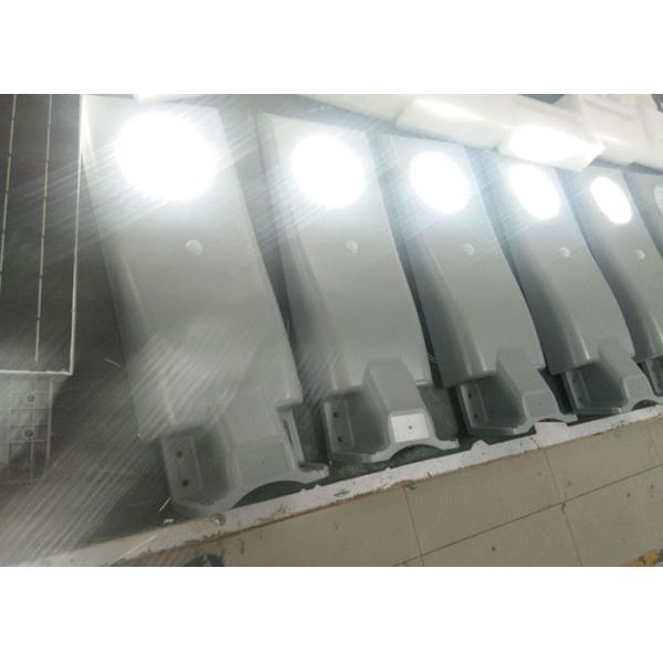 Wireless Motion Sensor Solar Panel Street Lights 1800 LM Long Life Span