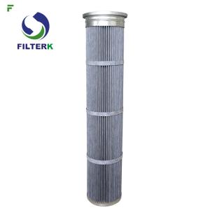 Buy cheap Cement Silo Top Industrial Dust Filter High Air Flow With PTFE Coating product