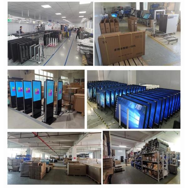 Indoor LCD Monitor Video Wall Advertising Display LG Panel Controller Multi Screen DID Signage