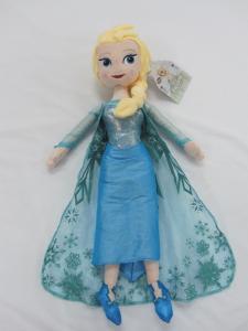 China Blue Frozen Elsa Plush Doll Disney Princess Toys in 40cm 50cm Size on sale