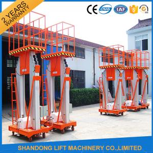 Buy cheap 200kg 10m Movable Aerial Work Platform Lift , Hydraulic Safety Work Platform Rental product