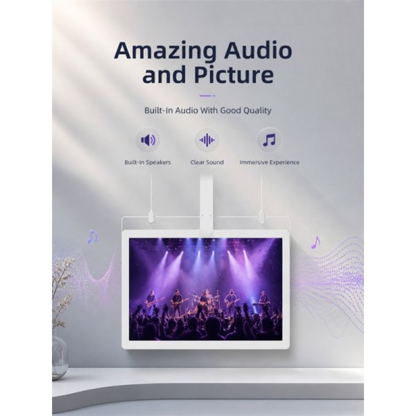 43 55 Inch Double Sided Hanging Digital Signage Ultra Thin Retail Store Window Advertising Display Ceiling Mount Monitor