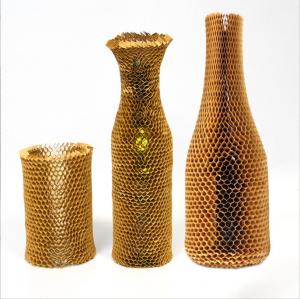 China 80gsm  Biodegradable Honeycomb Wrapping Kraft Paper Rolls For Fragile Gift on sale