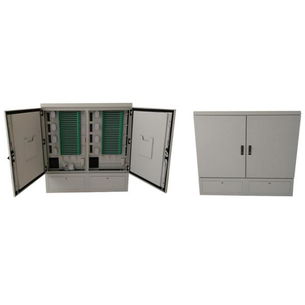 Floor Standing Armoire de rue Fibre optique 576C 288C 144C 96C white grey color