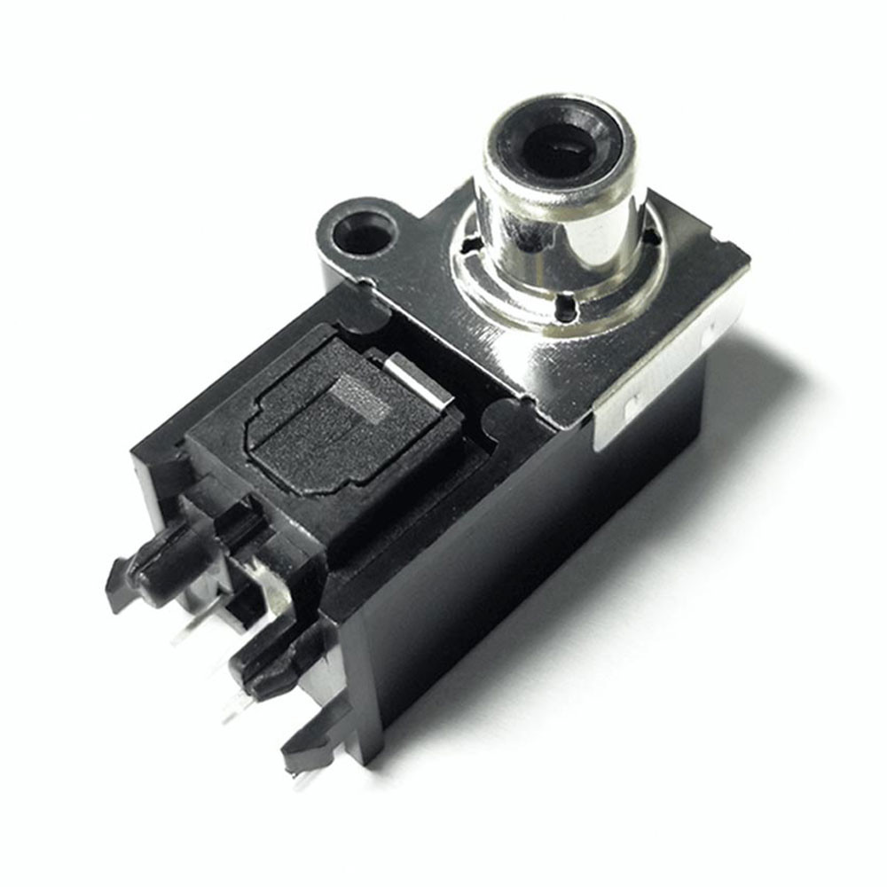 AV-GQR05B 25Mbps 3-5V Toslink Optical Receiver With RCA Coaxial SPDIF Socket For PCB