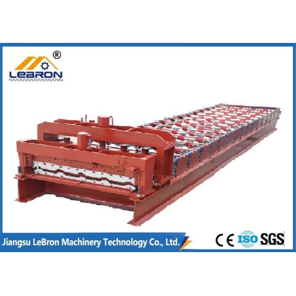 45# high grade color steel by CNC control system glazed tile roll forming machine