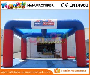Buy cheap Blue / Red PVC Tarpaulin Inflatable Garage Tent Inflatable Car Wash Tent product