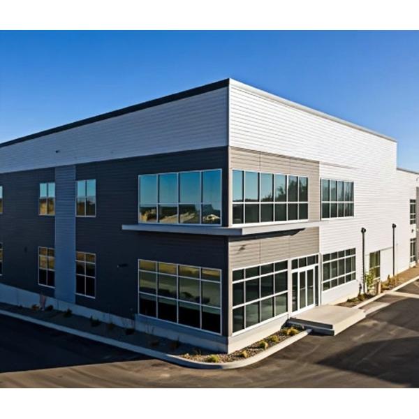 Custom Size Steel Structure With Mezzanine Floor For Office Storage Integrated Building