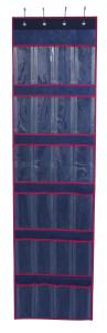 Buy cheap 24 PVC Pockets Nonwoven Over The Door Shoe Organizer product