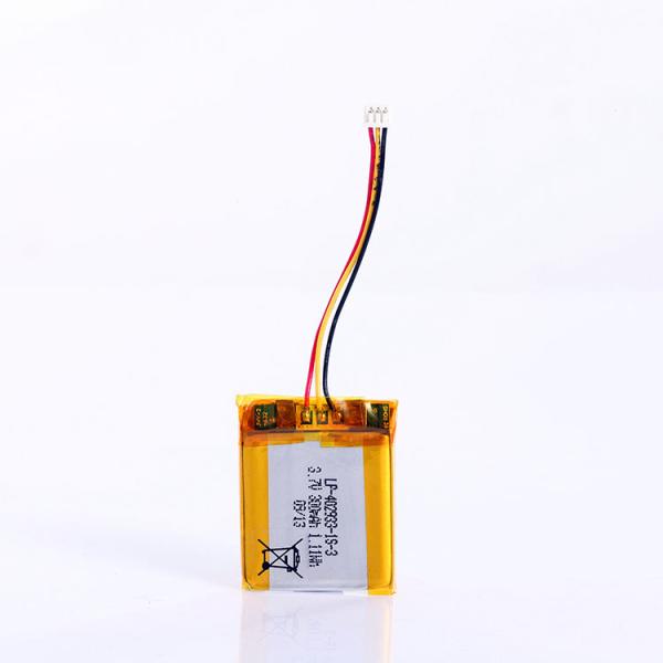 Square Lithium Ion Polymer Cell 3.7V 300mah Flat Lithium Polymer Battery