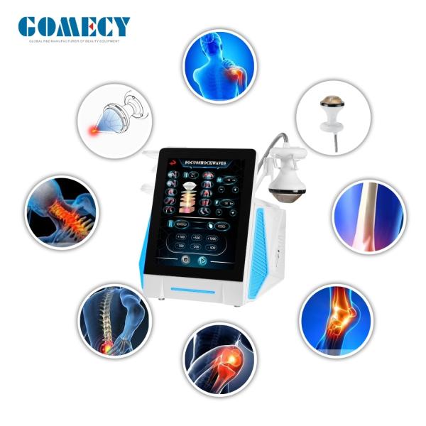 8Bar Less Tissue Damage Focus Shockwave Therapy Machine Physiotherapy Deep Tissue Healing Pain Relief