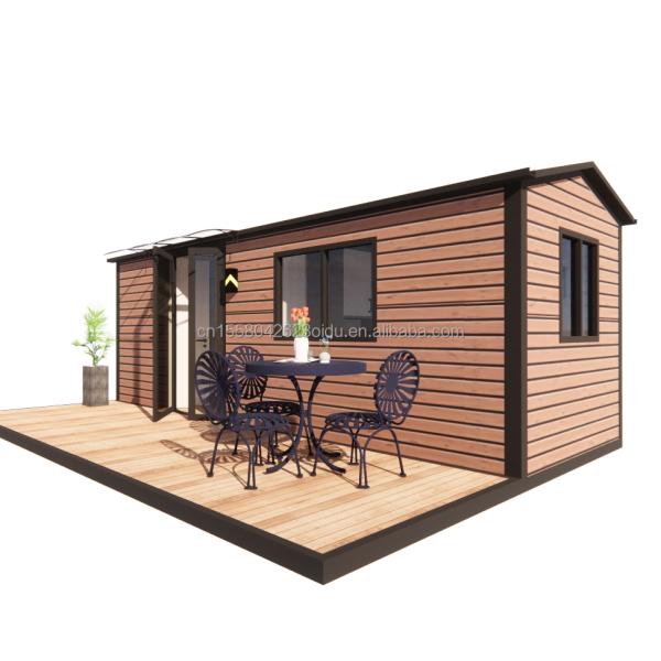 Customized Color EU Chinese-Style Wooden Garden House Light Steel Frame Structure One Room for Hotel and Family