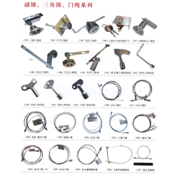 Elevator Parts Elevator Lock,key Lock