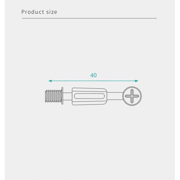 Minifix Spreading Bolts