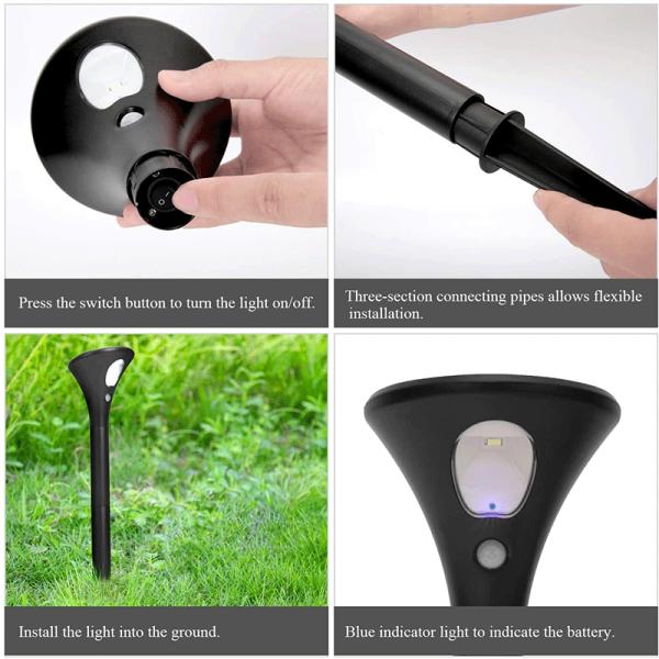 Outdoor IP65 solar garden light