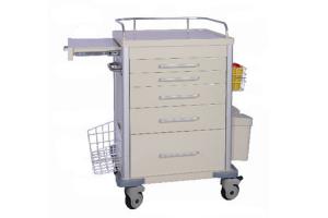 China Hospital Medical Trolley ABS Nursing Crash Cart Emergency Drug Trolley (ALS-ET110) on sale