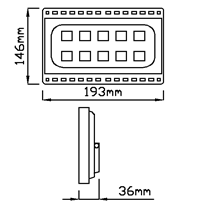 New style outdoor workshop 50W driverless led flood light with IP65