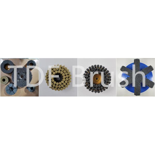 Aluminum Oxide Abrasive Filament Disc Brush CNC Compatible Customizable Precision Finishing Tool