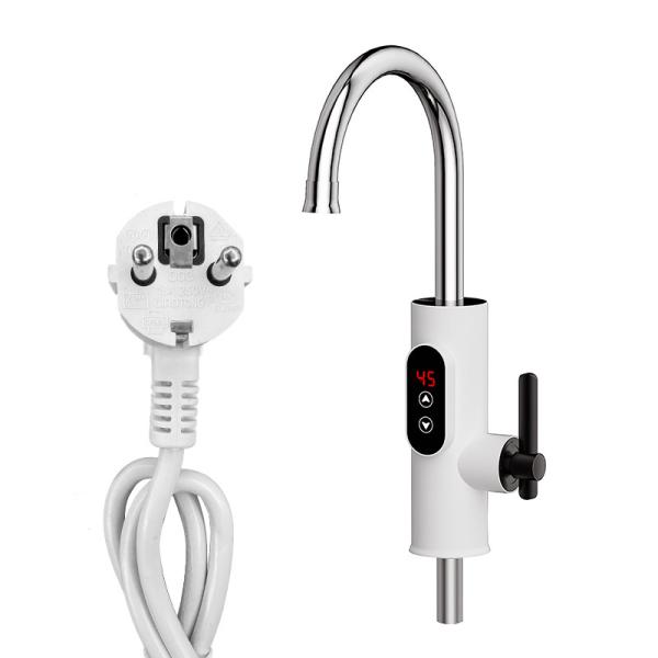 Fast Heating EU Plug Electric Heating Water Faucet For 24 Hours On Demand Hot Water