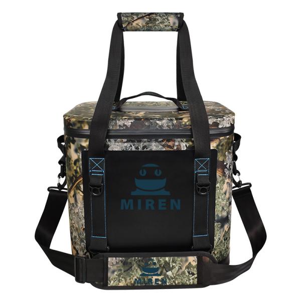 21 Liters Portable Soft Sided Cooler Leaf Pattern Camouflage Color