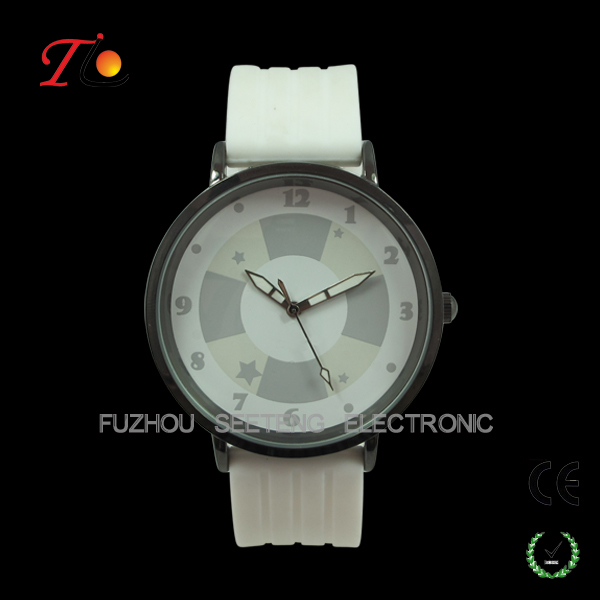 custom logo silicone plastic watch with all normal color available fashional watch Multicolor strap Cute watch
