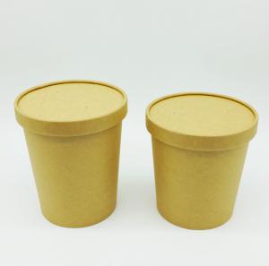 Buy cheap Straight - Sided Eco Friendly Paper Bowls Flat Transportation Disposable product