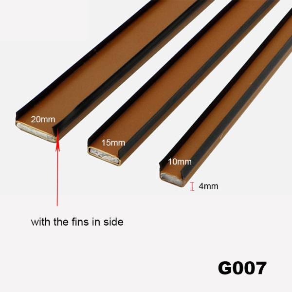 Fireproof Fire Resistant Seals 2100mm Length PVC Shell With Sodium Silicate Fillings