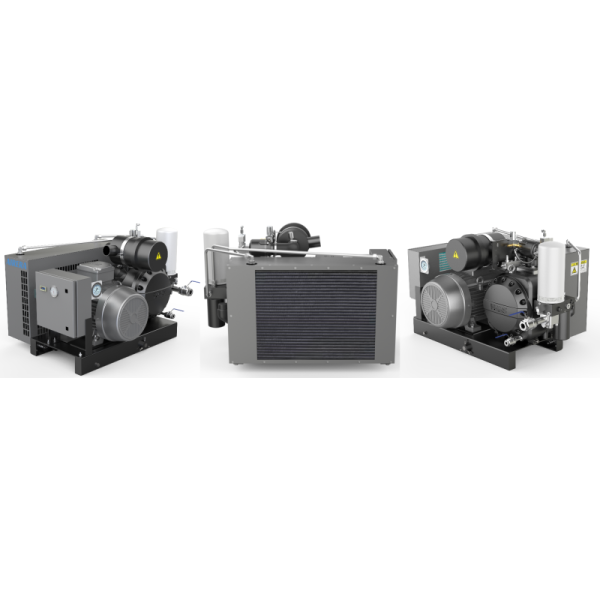 Compact Air Compressor Package 7 Bar To 13 Bar Screw Compressor Package Low Noise
