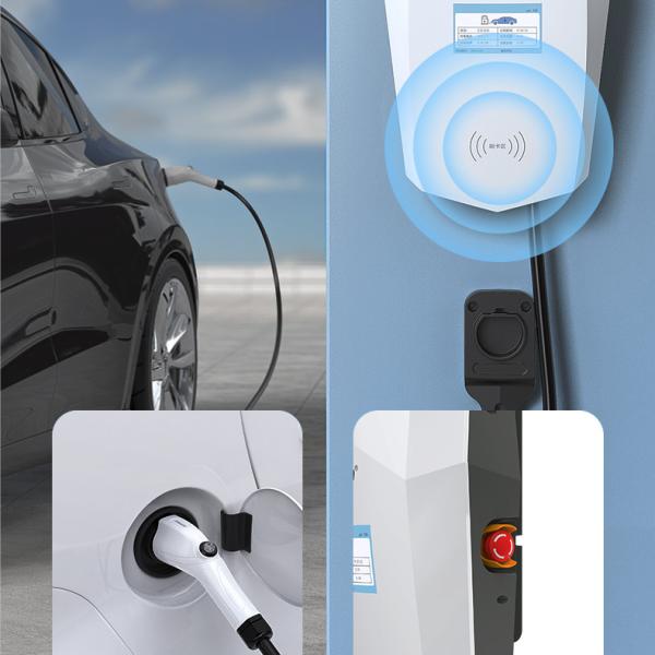 OCPP Home Charging Electric Car Wallbox Charger 7KW 32A GB/T