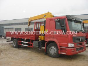 China SQ5SK3Q Truck Mounted Crane , 5 TON Telescoping Boom Crane For Diesel 4×2 Cargo Truck on sale