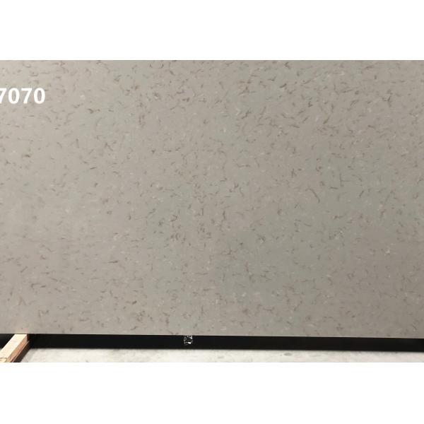 Glass Grey High Hardness Grey Countertops Quartz Environmental Friendly Building Materials