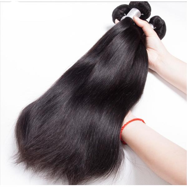 Unprocessed Silky Straight Peruvian Human Hair Weave No Terrible Smell
