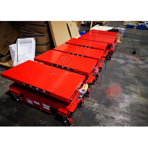 Electric Hydraulic 500kg Mobile Scissor Lift Table Alloy Steel
